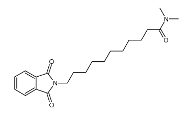 11-(1,3-dioxo-2-isoindolinyl)-N,N-dimethylundecanamide结构式
