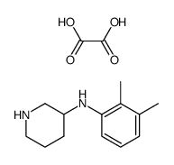 N-(2,3-dimethylphenyl)-3-piperidinamine ethanedioate Structure