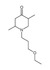 1-(3-ethoxy-propyl)-2,5-dimethyl-piperidin-4-one Structure