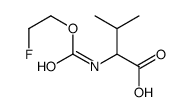 2-(2-fluoroethoxycarbonylamino)-3-methylbutanoic acid结构式