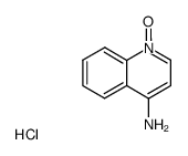 1-oxy-[4]quinolylamine, hydrochloride结构式