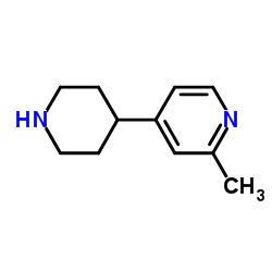 2-Methyl-4-(4-piperidinyl)pyridine Structure