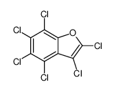 2,3,4,5,6,7-hexachloro-1-benzofuran Structure