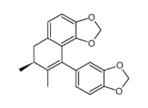 9-benzo[1,3]dioxol-5-yl-7,8-dimethyl-6,7-dihydro-naphtho[1,2-d][1,3]dioxole Structure