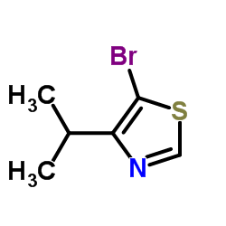 4-异丙基-5-溴噻唑结构式