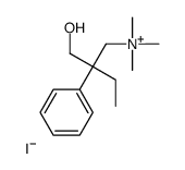 [2-(hydroxymethyl)-2-phenylbutyl]-trimethylazanium,iodide结构式