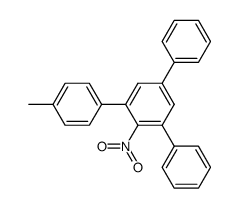 2-nitro-1,5-diphenyl-3-p-tolyl-benzene结构式