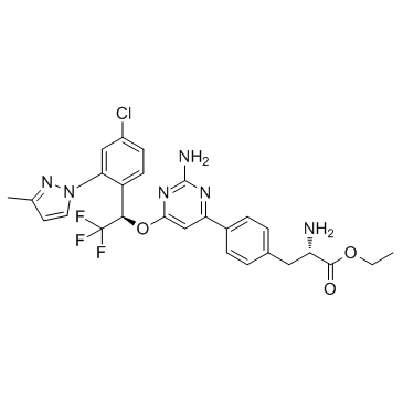 Telotristat structure