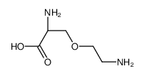 (2S)-2-amino-3-(2-aminoethoxy)propanoic acid结构式