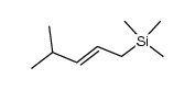 trans-(4-Methyl-2-pentenyl)trimethylsilane结构式