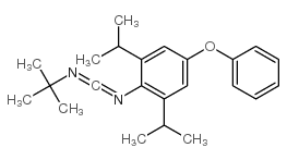 2,2-dimethyl-N'-[4-phenoxy-2,6-di(propan-2-yl)phenyl]propanimidamide结构式