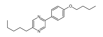 2-(4-butoxyphenyl)-5-pentylpyrazine Structure