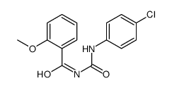 N-[(4-chlorophenyl)carbamoyl]-2-methoxybenzamide Structure