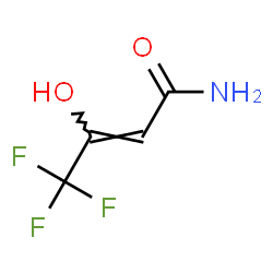 2-Butenamide,4,4,4-trifluoro-3-hydroxy- Structure