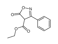 ethyl 5-oxo-3-phenyl-4H-1,2-oxazole-4-carboxylate结构式