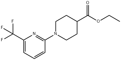 Ethyl 1-[6-(trifluoromethyl)pyridin-2-yl]piperidine-4-carboxylate图片