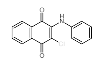1,4-Naphthalenedione,2-chloro-3-(phenylamino)- structure