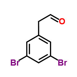 (3,5-Dibromophenyl)acetaldehyde结构式