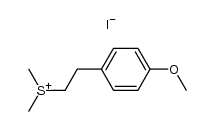 (4-methoxy-phenethyl)-dimethyl sulfonium , iodide结构式