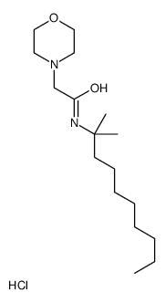 N-(2-methyldecan-2-yl)-2-morpholin-4-ylacetamide,hydrochloride结构式