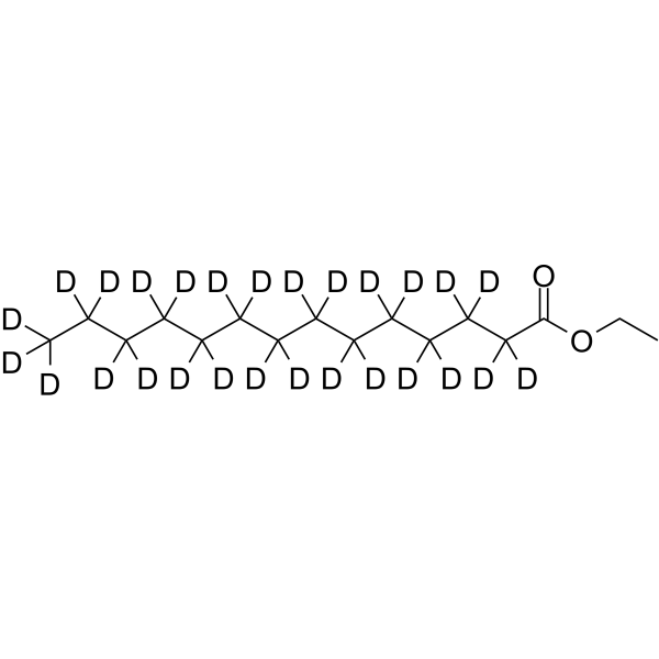 Ethyl tetradecanoate-d27结构式