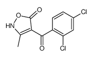 4-(2,4-dichlorobenzoyl)-3-methyl-2H-1,2-oxazol-5-one结构式