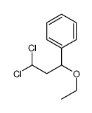 (3,3-dichloro-1-ethoxypropyl)benzene Structure