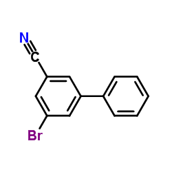 5-Bromo-3-biphenylcarbonitrile结构式