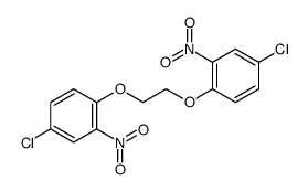 4-chloro-1-[2-(4-chloro-2-nitrophenoxy)ethoxy]-2-nitrobenzene Structure