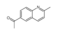 1-(2-methylquinolin-6-yl) ethanone结构式