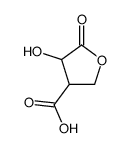 3-Furancarboxylicacid,tetrahydro-4-hydroxy-5-oxo-(9CI)结构式