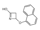 4-naphthalen-1-yloxyazetidin-2-one Structure