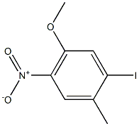 1-Iodo-5-methoxy-2-methyl-4-nitro-benzene结构式