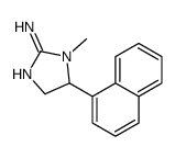 1-methyl-5-naphthalen-1-yl-4,5-dihydroimidazol-2-amine Structure