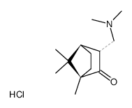 (1R,3Ξ)-3-dimethylaminomethyl-1,7,7-trimethyl-norbornan-2-one, hydrochloride结构式