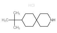 3-Azaspiro[5.5]undecane,9-(1,1-dimethylethyl)-, hydrochloride (1:1) structure