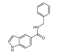 N-benzyl-1-indole-5-carboxamide结构式