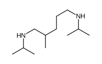 1,5-Pentanediamine, 2-methyl-N,N-bis(1-methylethyl)- Structure