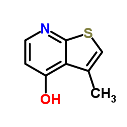 3-Methyl-Thieno[2,3-b]pyridin-4-ol结构式