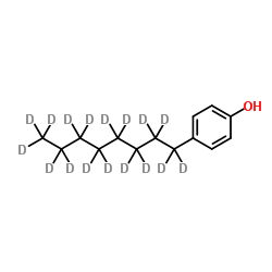 4-Octylphenol-d17 Structure
