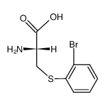 S-(2-bromo-phenyl)-L-cysteine Structure