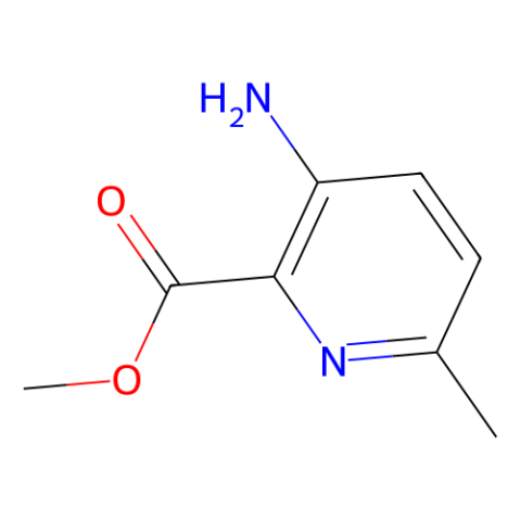 methyl 3-amino-6-methylpicolinate structure