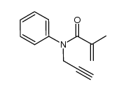 N-phenyl-N-(prop-2-yn-1-yl)methacrylamide Structure