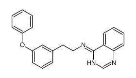 N-[2-(3-phenoxyphenyl)ethyl]quinazolin-4-amine Structure