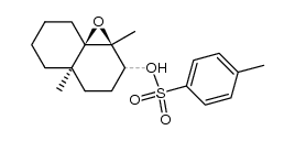 (1aS,4aR,8aR)-1a,4a-dimethyloctahydro-1aH-naphtho[1,8a-b]oxiren-2-yl 4-methylbenzenesulfonate Structure