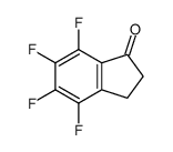 4,5,6,7-Tetrafluoro-1-indanone结构式