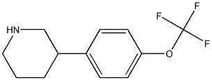3-(4-(trifluoroMethoxy)phenyl)piperidine Structure