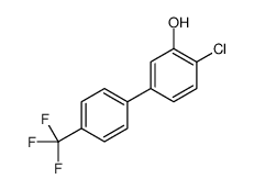 2-chloro-5-[4-(trifluoromethyl)phenyl]phenol Structure