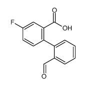 5-fluoro-2-(2-formylphenyl)benzoic acid Structure