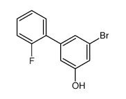 3-bromo-5-(2-fluorophenyl)phenol Structure